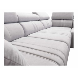 Verona XI Mix Corner Sofa with Sleeping Function in Velvet, Vena 14 - Comfort and Elegance Verona XI Mix Corner Sofa with Sleeping Function in Velvet, Vena 14 - Comfort and Elegance