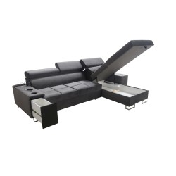 Narożnik Orbix I maxi z funkcją spania, regulowane zagłówki,port usb oraz pojemnik na pościel tkanina Ultario Velvet 2955 Narożnik Orbix I maxi z funkcją spania, regulowane zagłówki,port usb oraz pojemnik na pościel tkanina Ultario Velvet 2955