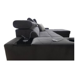 Narożnik Orbix I maxi z funkcją spania, regulowane zagłówki,port usb oraz pojemnik na pościel tkanina Ultario Velvet 2955 Narożnik Orbix I maxi z funkcją spania, regulowane zagłówki,port usb oraz pojemnik na pościel tkanina Ultario Velvet 2955