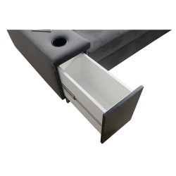 Narożnik Orbix I maxi z funkcją spania, regulowane zagłówki,port usb oraz pojemnik na pościel tkanina Ultario Velvet 2955 Narożnik Orbix I maxi z funkcją spania, regulowane zagłówki,port usb oraz pojemnik na pościel tkanina Ultario Velvet 2955