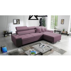 Orbix I Maxi corner sofa with a sleeping function, USB port, and bedding storage