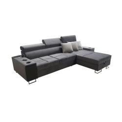 Narożnik Orbix I maxi z funkcją spania, regulowane zagłówki,port usb oraz pojemnik na pościel tkanina Ultario Velvet 2961 Narożnik Orbix I maxi z funkcją spania, regulowane zagłówki,port usb oraz pojemnik na pościel tkanina Ultario Velvet 2961