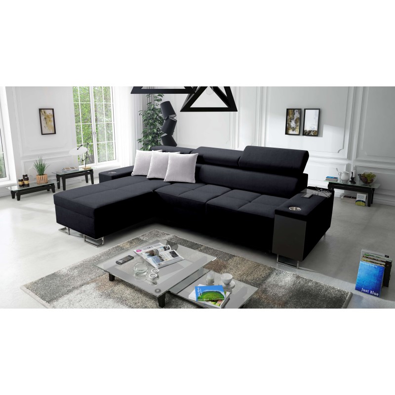 **Meta Title:** Orbix I Mini Corner Sofa with Sleeping Function, Adjustable Headrests, USB Port. **Meta Title:** Orbix I Mini Corner Sofa with Sleeping Function, Adjustable Headrests, USB Port.