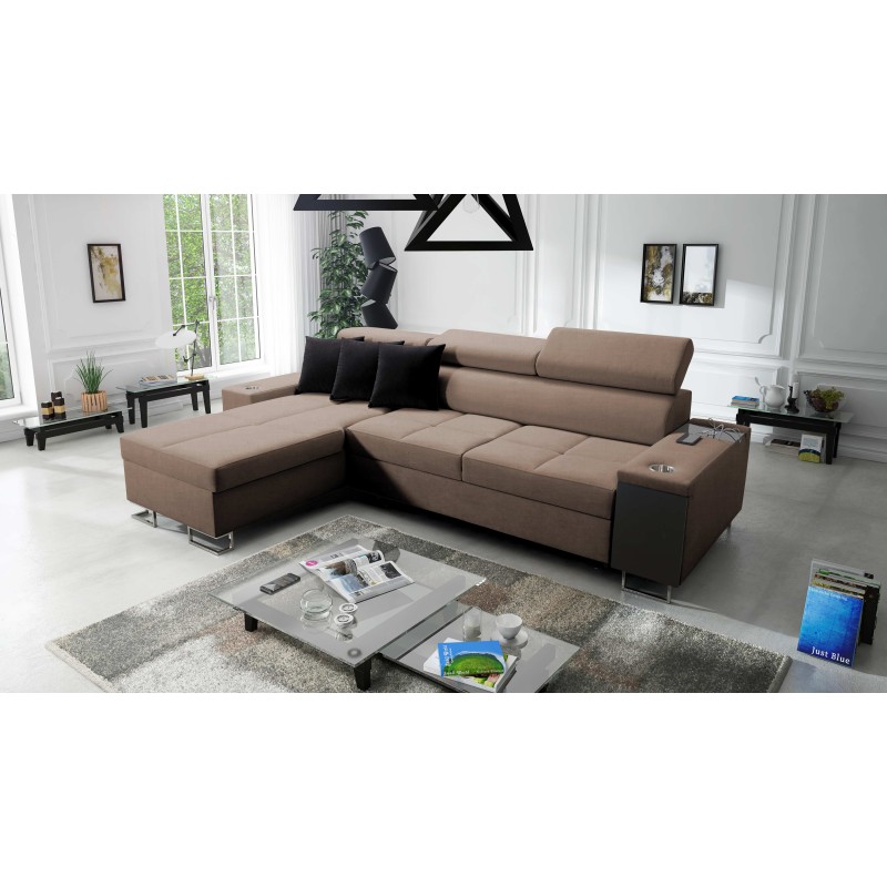 **Meta Title:** Orbix I Mini Corner Sofa with Sleeping Function, Adjustable Headrests, USB Port. **Meta Title:** Orbix I Mini Corner Sofa with Sleeping Function, Adjustable Headrests, USB Port.