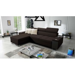 **Meta Title:** Orbix I Mini Corner Sofa with Sleeping Function, Adjustable Headrests, USB Port.