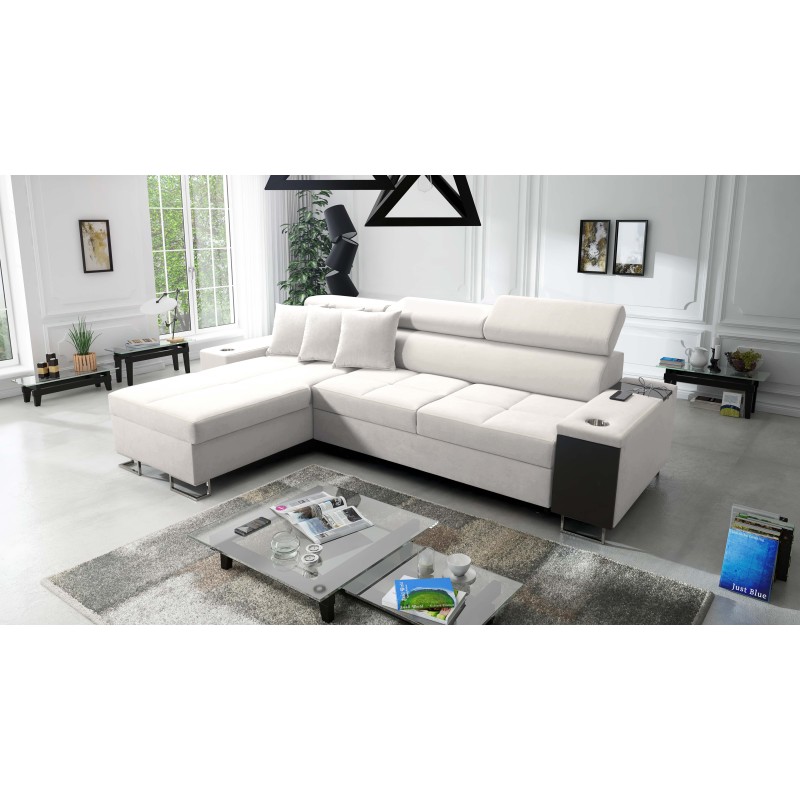 Orbix I Maxi corner sofa with a sleeping function, USB port, and bedding storage Orbix I Maxi corner sofa with a sleeping function, USB port, and bedding storage