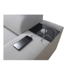 Narożnik Orbix II z funkcją spania, regulowane zagłówki,port usb oraz pojemnik na pościel tkanina Ultario Velvet 2955 Narożnik Orbix II z funkcją spania, regulowane zagłówki,port usb oraz pojemnik na pościel tkanina Ultario Velvet 2955