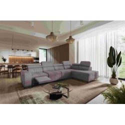 Narożnik Verona XI Mix z funkcją spania oraz funkcją relax manualna tkanina Vena 8