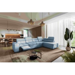 Narożnik Verona XI Mix z funkcją spania oraz funkcją relax manualna tkanina Vena 6