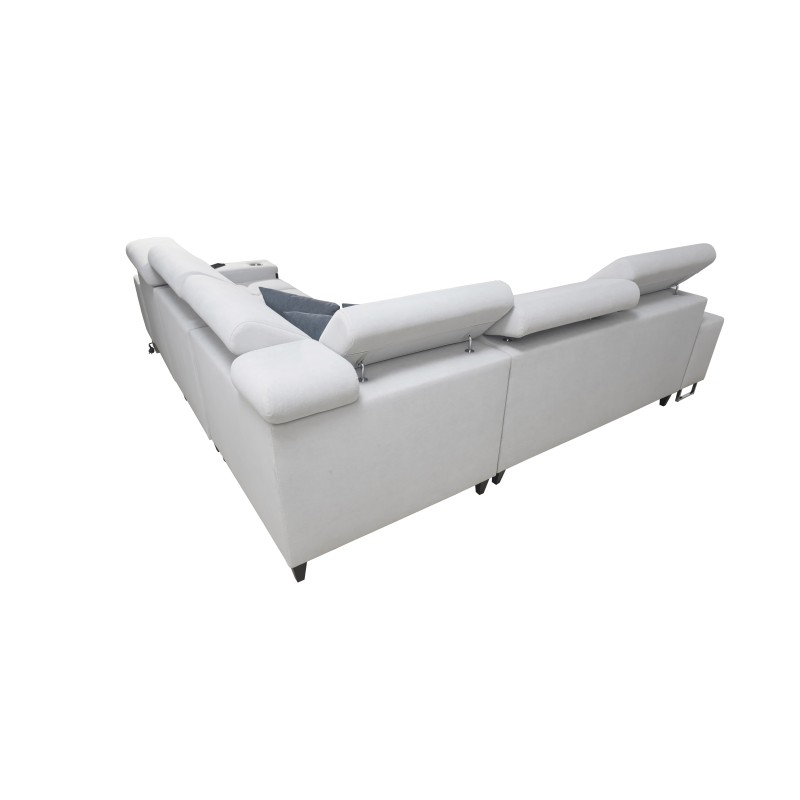 Orbix III corner sofa with sleeping function, adjustable headrests, and USB port - Spacious and comfortable Orbix III corner sofa with sleeping function, adjustable headrests, and USB port - Spacious and comfortable