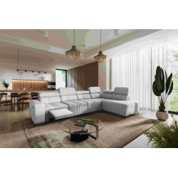 Narożnik Verona XI Mix z funkcją spania oraz funkcją relax manualna tkanina Vena 3