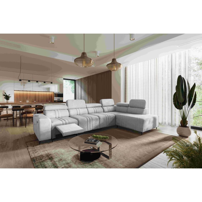 Narożnik Verona XI Mix z funkcją spania oraz funkcją relax manualna tkanina Vena 3 Narożnik Verona XI Mix z funkcją spania oraz funkcją relax manualna tkanina Vena 3