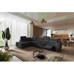 Narożnik Verona XI Mix z funkcją spania oraz funkcją relax manualna tkanina Vena 20