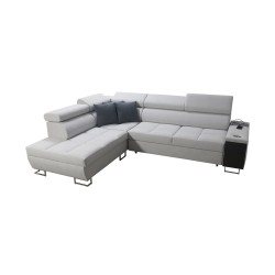 The Orbix VII corner sofa with a sleeping function in Velvet fabric, Ultario Velvet 2979 - elegance and functionality in one! The Orbix VII corner sofa with a sleeping function in Velvet fabric, Ultario Velvet 2979 - elegance and functionality in one!