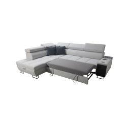 Orbix VII corner sofa with a sleeping function in Velvet fabric, Ultario Velvet 2960 - elegance and functionality in one! Orbix VII corner sofa with a sleeping function in Velvet fabric, Ultario Velvet 2960 - elegance and functionality in one!