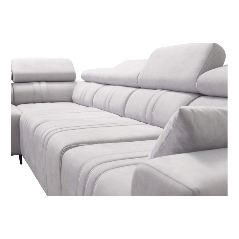 Verona XI Mix Corner Sofa with Sleeping Function in Velvet, Vena 10 - Comfort and Elegance Verona XI Mix Corner Sofa with Sleeping Function in Velvet, Vena 10 - Comfort and Elegance
