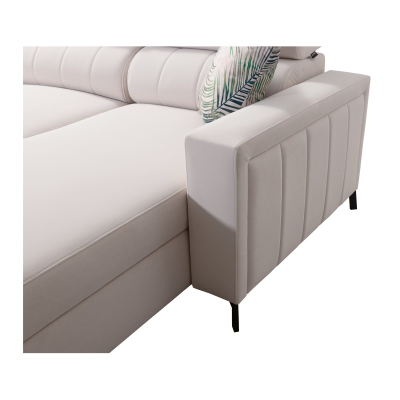 Arco I Maxi Corner Sofa with Velvet, Mono 231: style, functionality, and comfort in one Arco I Maxi Corner Sofa with Velvet, Mono 231: style, functionality, and comfort in one