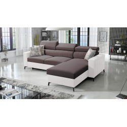 Arco I Maxi Corner Sofa with Velvet, Mono 234 + Eco-leather: style, functionality, and comfort in one