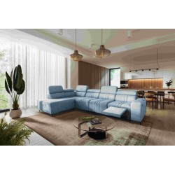 Narożnik Verona XI Mix z funkcją spania oraz funkcją relax manualna tkanina Vena 6
