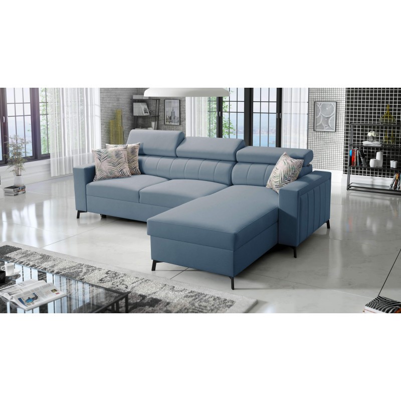 Arco I Maxi Corner Sofa with Velvet, Mono 239: style, functionality, and comfort in one Arco I Maxi Corner Sofa with Velvet, Mono 239: style, functionality, and comfort in one