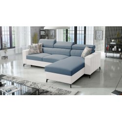 Narożnik Arco I Maxi z Velvet, Mono 239 + Ecoskóra: styl, funkcjonalność i komfort w jednym