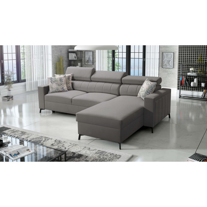 Arco I Maxi Corner Sofa with Velvet, Mono 246: style, functionality, and comfort in one Arco I Maxi Corner Sofa with Velvet, Mono 246: style, functionality, and comfort in one