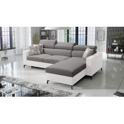 Arco I Maxi Corner Sofa with Velvet, Mono 246 + Eco-leather: style, functionality, and comfort in one