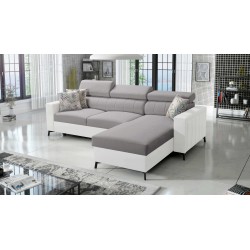 Arco I Maxi Corner Sofa with Plecionka, Sawana 11 + Eco-leather: style, functionality, and comfort in one