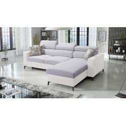Arco I Maxi Corner Sofa with Plecionka, Sawana 84 + Eco-leather: style, functionality, and comfort in one