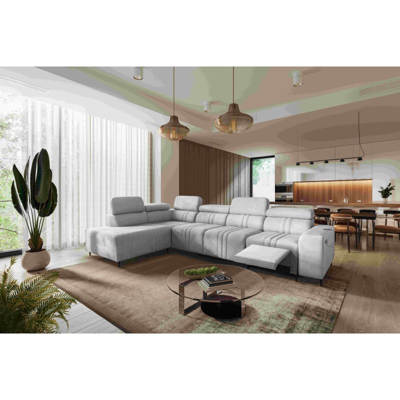 Narożnik Verona XI Mix z funkcją spania oraz funkcją relax manualna tkanina Vena 3 Narożnik Verona XI Mix z funkcją spania oraz funkcją relax manualna tkanina Vena 3