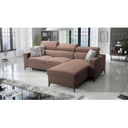 Arco I Maxi Corner Sofa with Plecionka, Sawana 25: style, functionality, and comfort in one
