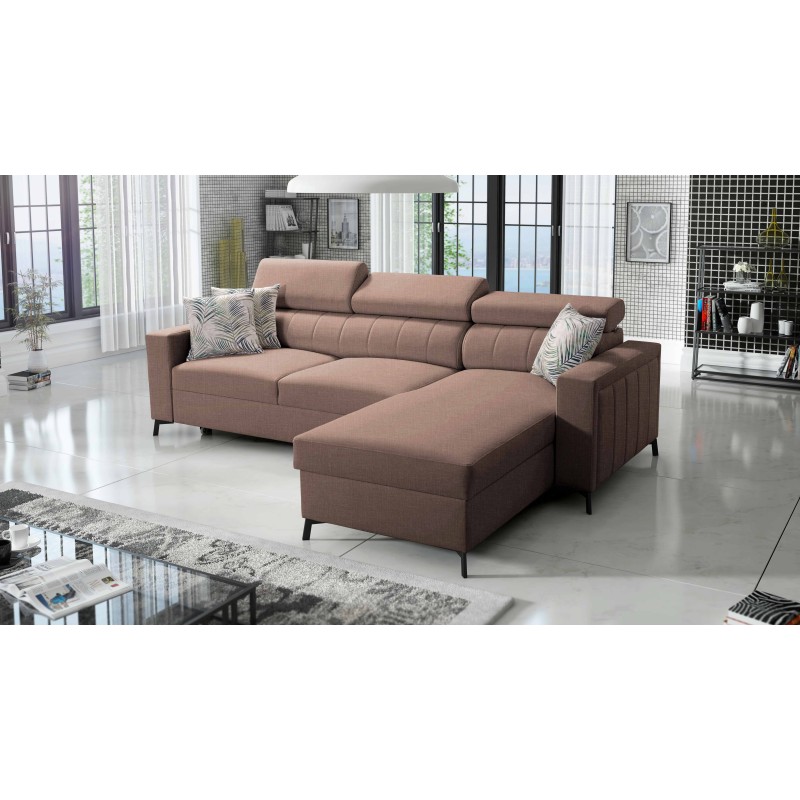 Arco I Maxi Corner Sofa with Plecionka, Sawana 25: style, functionality, and comfort in one Arco I Maxi Corner Sofa with Plecionka, Sawana 25: style, functionality, and comfort in one