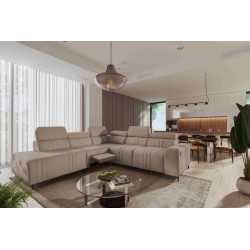 Verona IX Mix Corner Sofa with Sleeping and Relax Function | Velvet Furniture, Vena 14