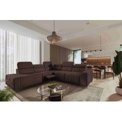 Narożnik Verona IX Mix z funkcją spania i relax | Meble Welur, Vena 13