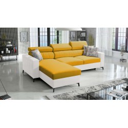 Narożnik Arco I Maxi z Velvet, Mono 236 + Ecoskóra: styl, funkcjonalność i komfort w jednym