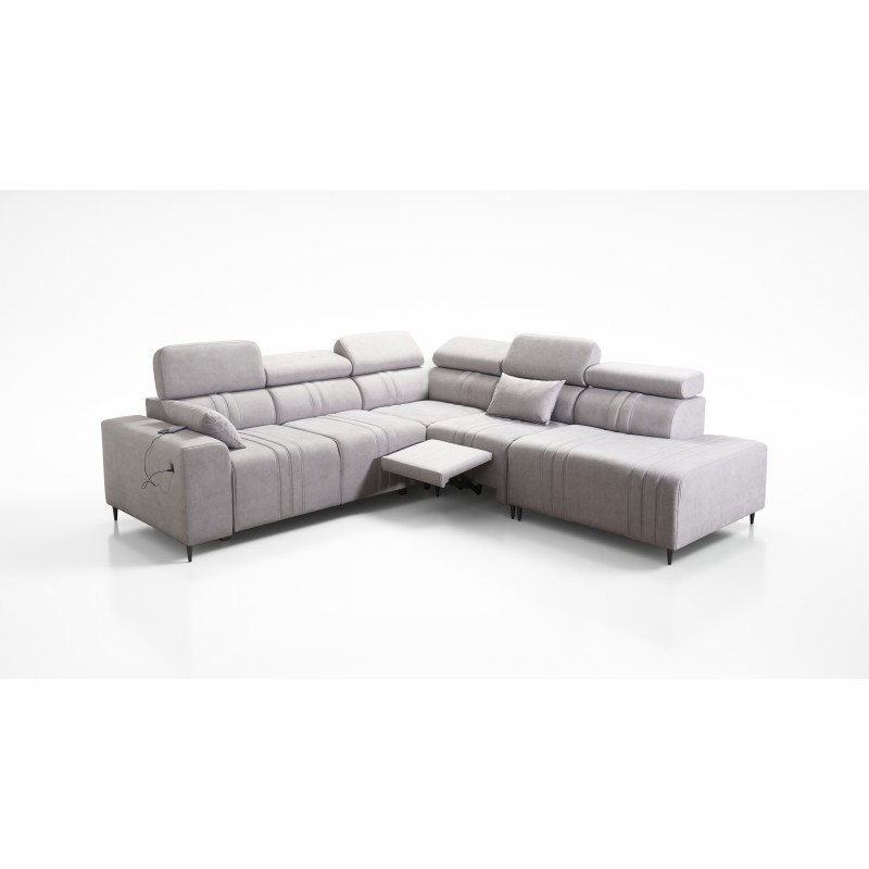 Narożnik Verona IX Mix z funkcją spania oraz funkcją relax manualna tkanina Vena 10 Narożnik Verona IX Mix z funkcją spania oraz funkcją relax manualna tkanina Vena 10