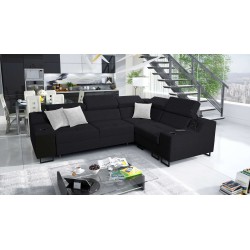 Avanti II corner sofa with a sleeping function and a lamp with a USB port, fabric Sawana 14