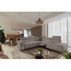 Narożnik Verona IX Mix z funkcją spania i relax | Meble Welur, Vena 8