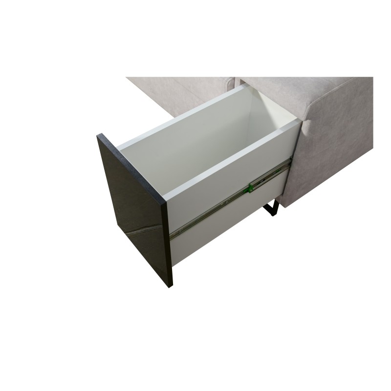 Narożnik Avanti II z funkcją spania oraz lampką z portem usb tkanina Sawana 14 Narożnik Avanti II z funkcją spania oraz lampką z portem usb tkanina Sawana 14
