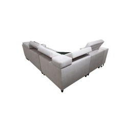 Avanti II corner sofa with a sleeping function and a lamp with a USB port, fabric Whisper 3 Avanti II corner sofa with a sleeping function and a lamp with a USB port, fabric Whisper 3
