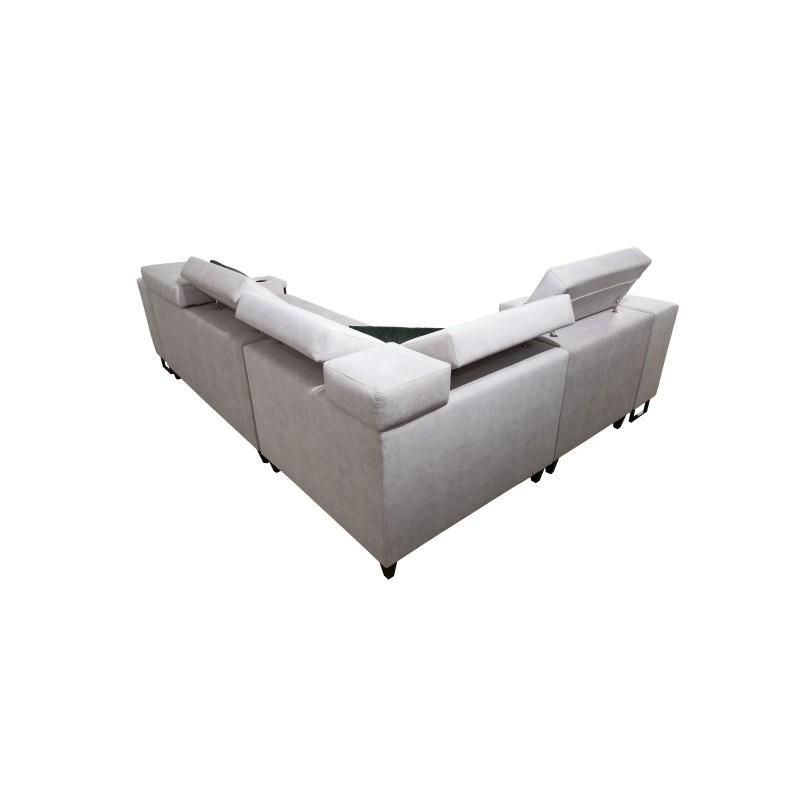 Avanti II corner sofa with a sleeping function and a lamp with a USB port, fabric Whisper 3 Avanti II corner sofa with a sleeping function and a lamp with a USB port, fabric Whisper 3