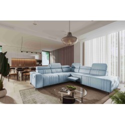 Narożnik Verona IX Mix z funkcją spania i relax | Meble Welur, Vena 6