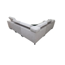 Avanti III corner sofa with a sleeping function and a lamp with a USB port, fabric Whisper 9 Avanti III corner sofa with a sleeping function and a lamp with a USB port, fabric Whisper 9