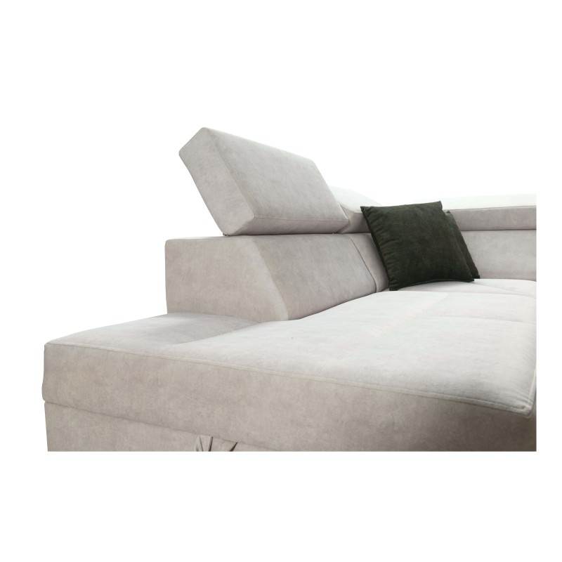 Avanti VII corner sofa with a sleeping function and a lamp with a USB port, fabric Whisper 3 Avanti VII corner sofa with a sleeping function and a lamp with a USB port, fabric Whisper 3