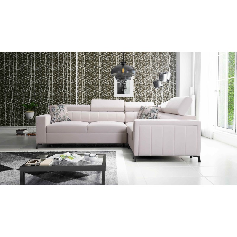 Arco II Ecksofa mit Schlaffunktion - Velvet, Mono 231 - Perfekte Kombination aus Stil und Komfort Arco II Ecksofa mit Schlaffunktion - Velvet, Mono 231 - Perfekte Kombination aus Stil und Komfort