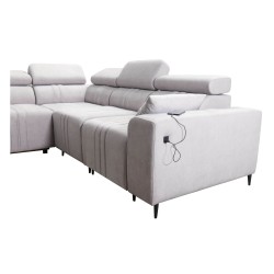 The Verona III corner sofa with a sleeping function in Velvet fabric, Vena 3 – elegance and functionality in one piece of furnit The Verona III corner sofa with a sleeping function in Velvet fabric, Vena 3 – elegance and functionality in one piece of furnit