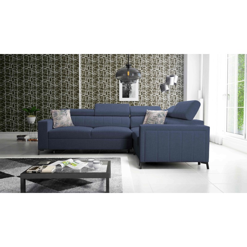 Ecksofa Arco II mit Schlaffunktion - Geflecht, Sawana 80 - Perfekte Kombination aus Stil und Komfort