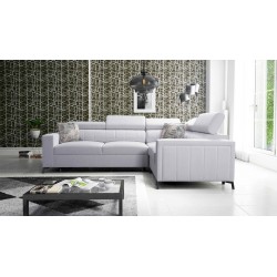 Arco II Corner Sofa with Sleeping Function - Woven Fabric, Sawana 84 - A Perfect Combination of Style and Comfort