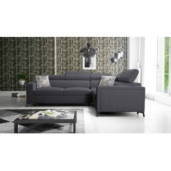 Arco II Corner Sofa with Sleeping Function - Plecionka, Sawana 96 - An Excellent Combination of Style and Comfort