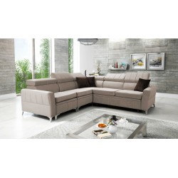 Luxury Corner Sofa Modena IV with Sleeping Function – Velvet, Amor Velvet 4301